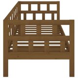  Dnevna postelja medeno rjava trdna borovina 80x200 cm, (20684667) | Shoptok.si
