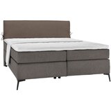 Hom`in postelja boxspring 160 cm x 200 cm , tekstil rjava, siva Cene