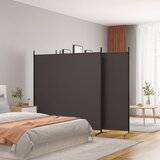 vidaXL Paravan 4-delni 698x180 cm rjavo blago Cene