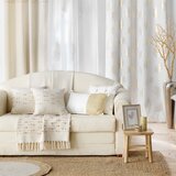 Douceur d intérieur Bež pamučna zavjesa 140x240 cm Golden Sunset – | shoptok.hr