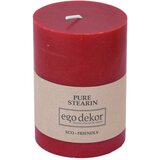 Eco candles by Ego dekor crvena svijeća Friendly, vrijeme gorenja 37 h Cijene