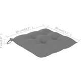  Jastuci za stolice 4 kom sivi 50 x 50 x 7 cm od tkanine Oxford | shoptok.hr