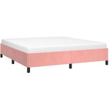  Posteljni okvir roza 180x200 cm žamet, (20794718) | Shoptok.si