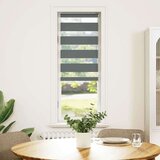 vidaXL Zebra senčilo temno sivo 45x100 cm tkanina širina 40,9 cm | Shoptok.si