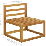 In Vrtni kavč z blazino in mizico trden akacijev les | Shoptok.si