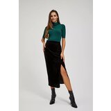 Marisse Emerald Turtleneck Sweater Decorated With Metallic Thread | Shoptok.si