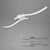 BRILONER 3165-029 - led plafonski luster za površinsku montažu go 2xLED/9W/230V | Eponuda.com