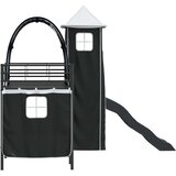  Okvir Krevet za Dječji Loft Crna 75 x 190 cm Metal | shoptok.hr