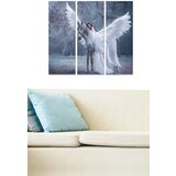 Wallity MDF1009679110 multicolor decorative mdf painting (3 pieces) | ePonuda.com