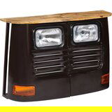 The Living Store Komoda z motivom tovornjaka trden mangov les temno siva - Komoda, (21503296) | Shoptok.si