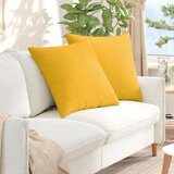 vidaXL jastučići za sofu 2 pcs svijetlo žuta 80 x 80 cm | shoptok.hr
