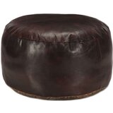 vidaXL tabure temno rjav 60x30 cm pravo kozje usnje | Shoptok.si
