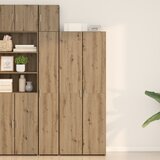 vidaXL Visoki ormar od masivnog hrasta 70x42,5x185 cm Konstruirano drvo | shoptok.hr