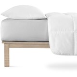 Andrea Simone Svijetlo siva plahta s gumom od jerseya 140x200 cm Boxspring – Cijene