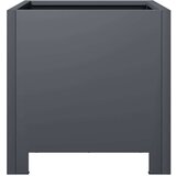 vidaXL Vrtne sadilice 2 kom antracit 30x30x30 cm čelične | shoptok.hr