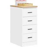 vidaXL Garažni ormar za odlaganje bijeli 40x51x85 cm masivne borovine Cijene