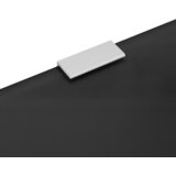  Zidna pregrada za pisoar crna 90 x 40 cm od kaljenog stakla | Eponuda.com