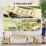  Agility set za pse konstrukcija za dresuru pasa s mostom stepenicama platformom od jelovine za velike pse do 40 kg | shoptok.hr