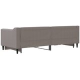 Dnevni krevet na razvlačenje smeđesivi 80 x 200 cm od tkanine | shoptok.hr