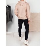 DStreet Bluza męska z nadrukiem beżowa | shoptok.hr
