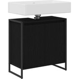  Kupaonski ormar Crni hrast 60 x 30 x 60 cm Konstruirano drvo | shoptok.hr