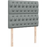 Krevet s oprugama i madracem svjetlosivi 120x190 cm od tkanine | shoptok.hr