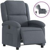  Električni naslanjač temno siv žamet | Shoptok.si