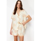 TRENDYOLMILLA Ženski set pidžame Thmss24Pt00009, Krem | Eponuda.com