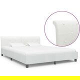 vidaXL Okvir za krevet od umjetne kože bijeli 160 x 200 cm Cijene