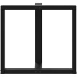  Noge za blagovaonski stol T-oblika 2 kom Crne 80x35x(72-73) cm Čelik | shoptok.hr