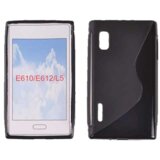 S silikonski ovitek lg E610 L5 črn Cene