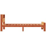  Krevetna konstrukcija Vosak smeđa 80 x 200 cm Masivna borovina | shoptok.hr