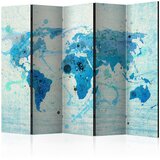 Artgeist PARAVAN 225/172/3 cm večbarvno, svetlo modra | Shoptok.si