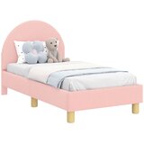  Okvir kreveta za malu djecu s naslonom Ružičasta 70 x 140 cm | shoptok.hr