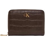 Calvin Klein Jeans Denarnice CK CROC MEDIUM FLAP ZIP AROUND LV04F1095G Kostanjeva Cene