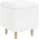  Otoman za pohranu Bijeli 40 x 40 x 45 cm Umjetna koža | shoptok.hr