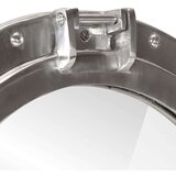  Zidno ogledalo Ø 50 cm od aluminija i stakla | shoptok.hr