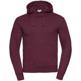 RUSSELL Burgundy men's hoodie Authentic Cene