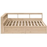  Krevet s regalom za knjige bez madraca 180x200 cm od borovine | shoptok.hr