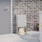 vidaXL Sandučić za pakete 44x22x82 cm Nehrđajući čelik | shoptok.hr