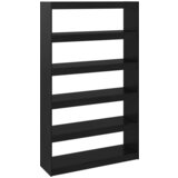 Maison Chic Knjižna omara - Knjižni regal za razdelitev prostora črna 100x30x167,5 cm, (21726155) | Shoptok.si