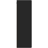 TV zidni ormar Zidne Crna 30 x 31 x 100 cm Konstruirano drvo | shoptok.hr