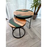  Drveni stolić za kavu (komplet od 2) | shoptok.hr