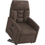  Naslonjač na podizanje smeđi od mikrovlakana | shoptok.hr