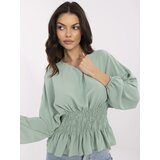 Sublevel Blouse-D50021F11088A-pistachio | Shoptok.si
