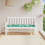  The Living Store Blazina za vrtno klop vzorec listov 150x50x7 cm oxford tkanina - Blazina Za Vrtno Klop, (21471524) Cene
