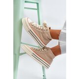 Boto Women's Platform Sneakers Beige Aineri | shoptok.hr