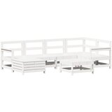 vidaXL 7-dijelni set vrtnih sofa bijeli od masivne borovine Cijene