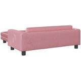 Krevet za pse s produžetkom ružičasti 100x50x30 cm baršunasti | Eponuda.com