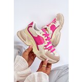 Boto Women's Fashionable Lace-up Sports Shoes Beige-Pink Chillout! | Shoptok.si